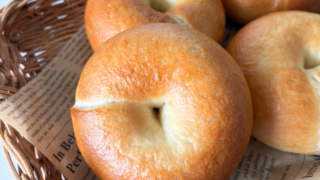 長時間発酵ベーグル